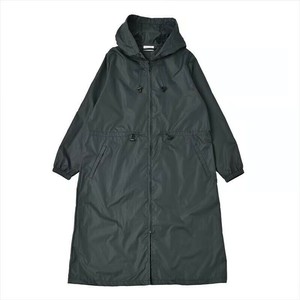レインコート ピーチドロップジップロング チャコール 6043