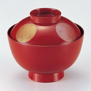 [TA]新越前椀 朱日月S・H塗　日本製