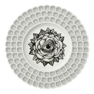 ホルベイン　ヒグチユウコ　絵具皿108色仕切 眼花(メバナ)　474477