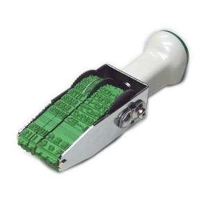 テクノタッチ回転印 特殊連物 紡績用3連(ゴシック体) 5号 TK-B53