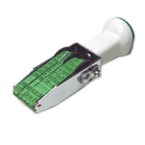 テクノタッチ回転印 特殊連物 紡績用3連(ゴシック体) 6号 TK-B63