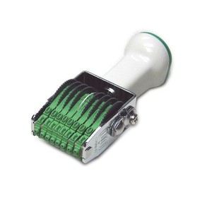 テクノタッチ回転印 欧文8連(明朝体) 5号 TK-058