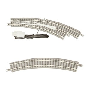 電動・手動カーブポイントレール R195-220 30度右分岐 R027