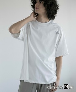 《 aimoha MEN 》ペーパークリップデザインコットンTEE メンズ 半袖 シンプル tシャツ トップス