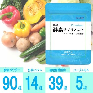 濃縮酵素サプリ（CoQ10配合）プレミアム600粒　サプリメント