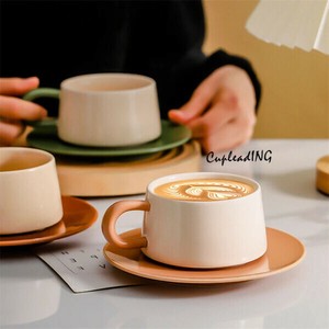 ≪予約商品≫激安セール コーヒーカップ皿 セラミックカップイギリス式アフタヌーンティーカップ 2点セット
