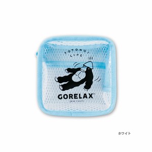 GORELAX　ごリラックス　サ活ポーチ  ホワイト　銭湯　サウナ