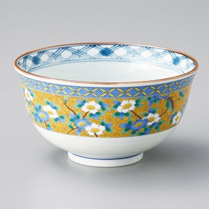 黄花鳥5.2反型丼　美濃焼 日本製