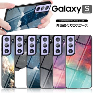 Galaxy Sシリーズ ケース カバー スマホケース スマホカバー 背面 ガラス ガラスケース 保護 耐衝撃