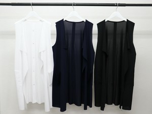 ロングジレ　無地