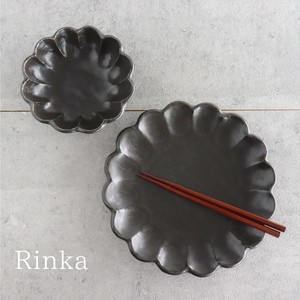 Mino ware Rinka Side Dish Bowl Kaneko Kohyo Kuroneri Made in Japan