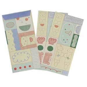 【ポチ袋】しまむらひかり 和紙ポチ袋大3枚セット ぷかぷからっこ