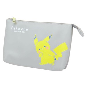 【コスメポーチ】ポケットモンスター Wフラットポーチ ひょっこりピカチュウ