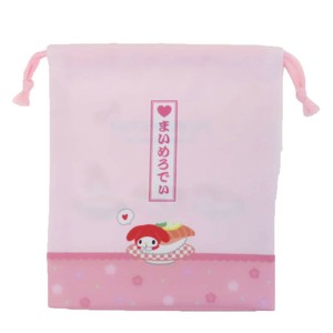 【巾着袋】マイメロディ マチ付き巾着