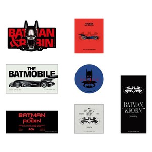 【ステッカー】バットマン ステッカーセット 85周年 BATMAN ＆ ROBIN