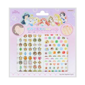 【コスメ雑貨】ディズニープリンセス ピアス＆ネイルシール