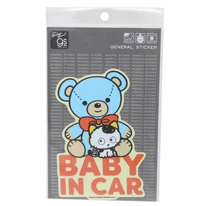 【ステッカー】タマ＆フレンズ 車用ステッカー BABY IN CAR
