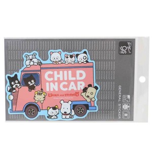 【ステッカー】タマ＆フレンズ 車用ステッカー CHILD IN CAR
