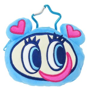 【ポーチ】エンジェルブルー カラビナ付きぬいぐるみファスナーマスコット ナカムラくん