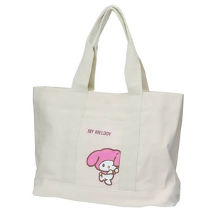 【トートバッグ】マイメロディ 帆布仕切りトートバッグ