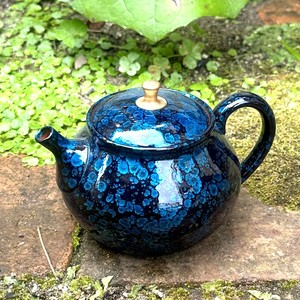 【常滑焼急須/日本製】昭龍朱泥青天目後手茶注
