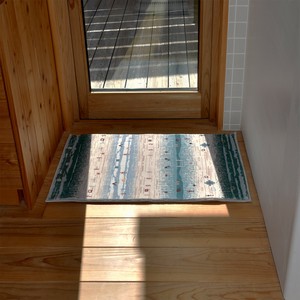 マイクロファイバー プリント ラグ 玄関マット 50×80cm ギャッペ