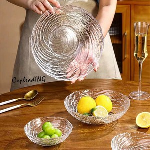 【定番商品】早い者勝ち イレギュラー 野菜サラダボウル スープボウル ガラスボウル 果物ボウル