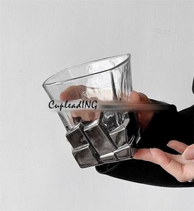 ≪予約商品≫早い者勝ち 氷のコップ 芸術感 大人気 ミニマリスト グラス 水のコップ 北欧風