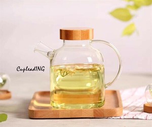 【定番商品】早い者勝ち 竹の蓋 花の急須 茶瓶 トランペット 午後の急須 2階建てのコップ セット 水筒