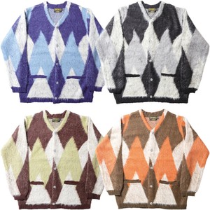 【2024秋冬新作】【UNIVERD72】MOHAIR TOUCH CARDIGAN（DIAMOND）