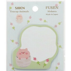 付箋　Teacup Animals　こぶた　30枚入り