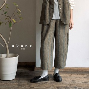 Cropped Pant Stripe 8/10 length [2024 A/W]