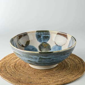 Mino ware Donburi Bowl Japanese Tableware Blue Made in Japan