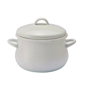 豊琺瑯 pure ピュア・ホーロー両手鍋16cm PU-2304