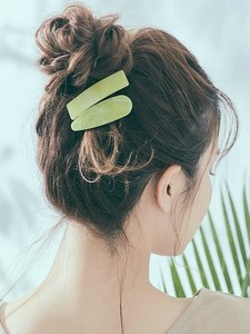 バレッタ《マーブル柄ヘアバレッタセット》《韓国アクセサリー》