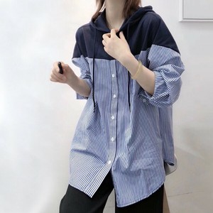 ストライプブラウス シャツ