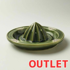 美浓烧 餐盘餐具 陶器 餐具 绿色 日本制造