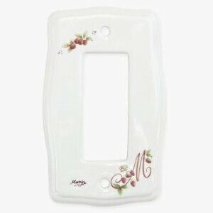 マニー陶器スイッチカバー ロココ 3ケ口