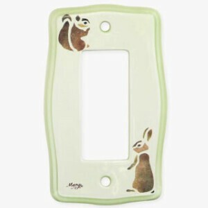 マニー陶器スイッチカバー レコルト 3ケ口