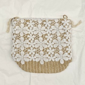 【現品即納50%off】KA002s バケットバッグ 刺繍 ショルダーバッグ かごバッグ 上品 カジュアル