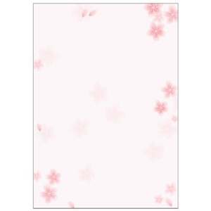 プリンター用紙 和柄用紙 和ごころ A4判 桜 10枚入 ササガワ