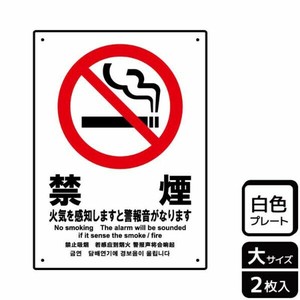 プレート KTK1119 火気感知警報音 2枚入 KALBAS