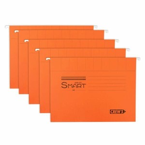 筆記具 ハンギングファイル オレンジ 5枚入 クルーズ