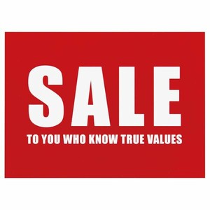 販促備品 シンプルセールショーカード-3 SALE(30枚) ヘッズ