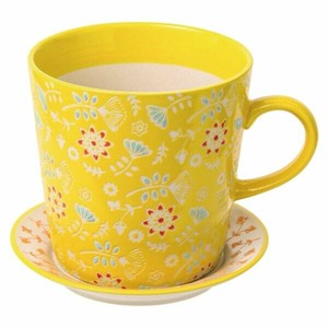 フラワー什器 ハンドメイドプリントフラワーポット-11(2個) ヘッズ