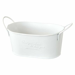 フラワー什器 ロマンチックスイートブリキオーバルトレイ-S(6個) ヘッズ