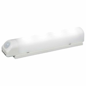 IRIS 522487 乾電池式LED屋内センサーライト ホワイト ウォールタイプ 昼白色 アイリスオーヤマ