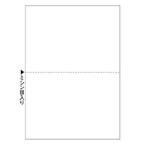 プリンター用紙 FSC(R)認証 マルチプリンタ帳票 B5白紙2面 100入 FSC2052 ヒサゴ