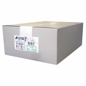 名刺10面 両面クリアエッジタイプ 厚口 白無地A4判300シート(3000枚)