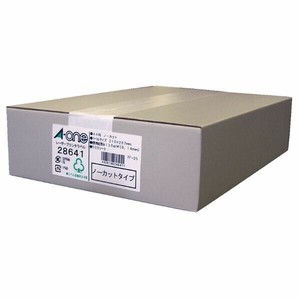 ラベルシール レーザープリンタ A4 1面 ノーカット 500シート入